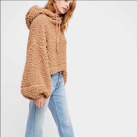 Free People Peekaboo Teddy Sweater 
